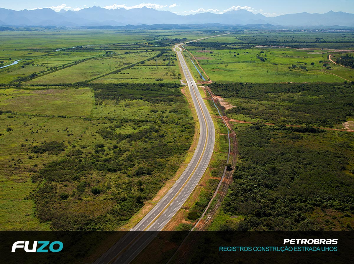 Petrobras estrada UHOS Registros em Vídeo - Fotografia - Imagens Aéreas - Time-Lapse